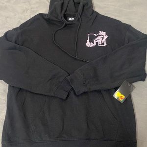 MTV Womens Skeleton Sweat Hoodie Size Xl